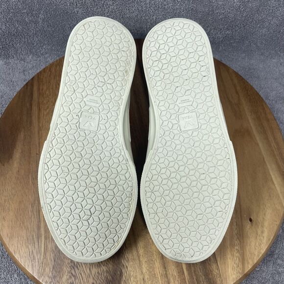 Veja White and Red Athletic Shoes - Picture 6 of 9